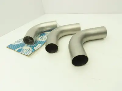 A&N Corporation 200-E90 TL 2" Weldable 90 Degree Elbow Stainless Steel Lot of 3