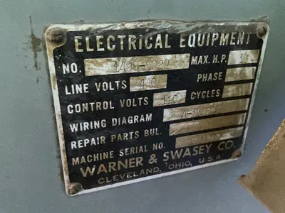 Used WARNER & SWASEY 4 / MI420 Turret Lathes (Ram & Saddle) Ohio US | HGR 24 #1345294