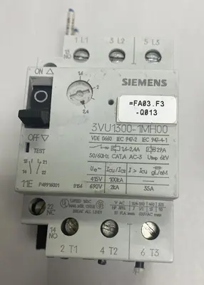 Used SIEMENS 3VU1300-1MH00 Starters | Surplus Asset Holdings #1204674