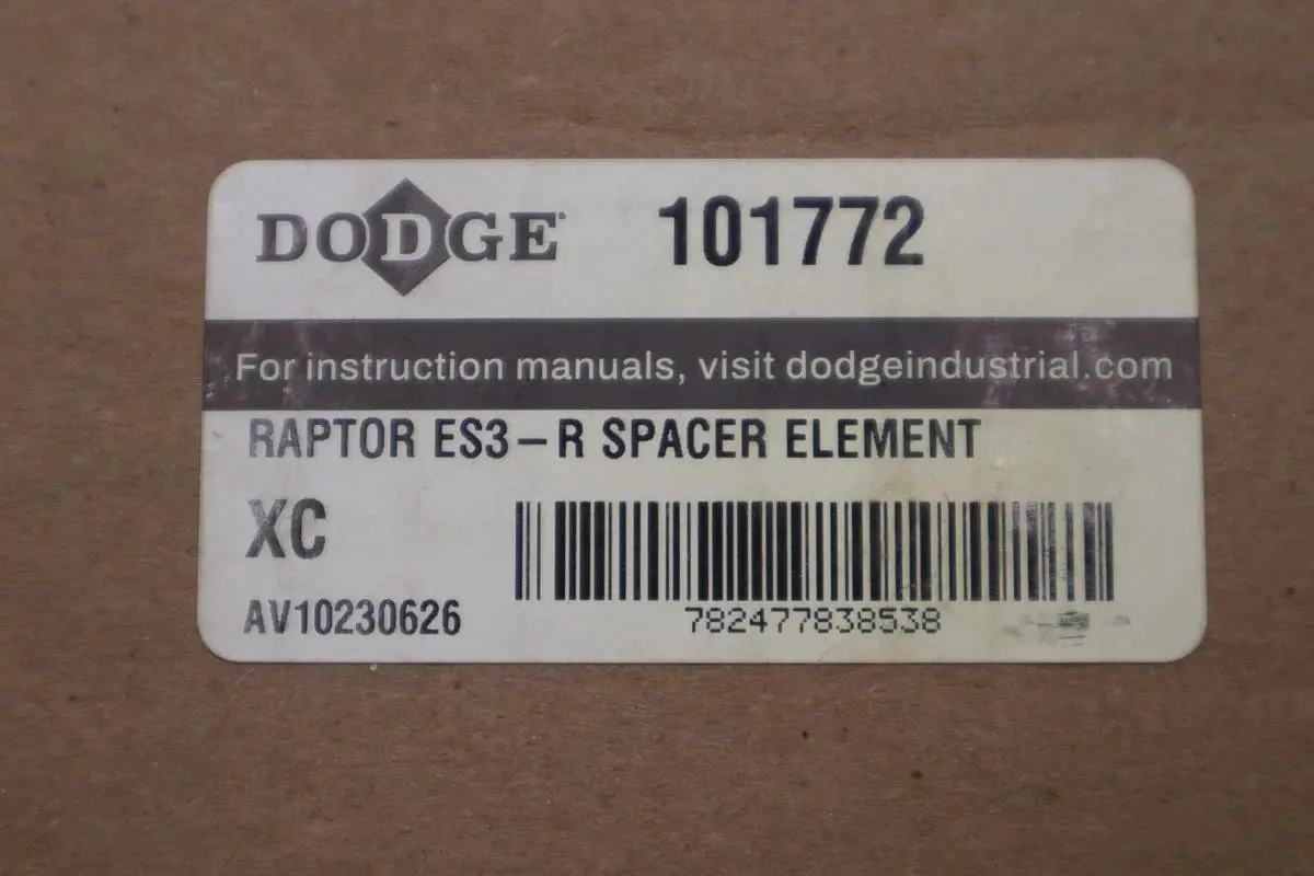 DODGE 101772 RAPTOR ES3-R SPACER ELEMENT - NEW UNIT - STOCK GF454A