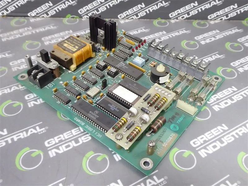 Trane 50100670 UCI Logic Board Rev. 3 Used