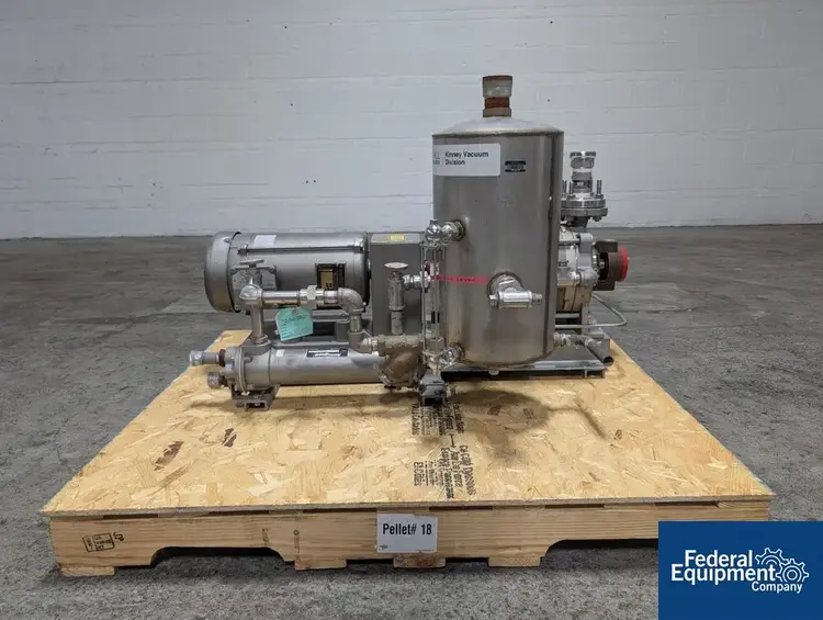 Used Kinney Kinney Liquid Ring Vacuum Pump, Model KLRC-75-KCD, 5 HP Vacuum Pumps Ohio US | Federal Equipment Company #128775