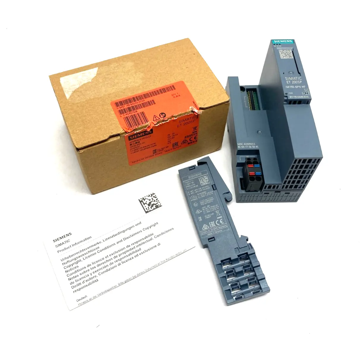 USED SIEMENS SIMATIC ET 200SP INTERFACE MODULE IM155-6PN HF