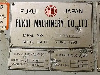 USED 1996 FUKUI TTD1100T2