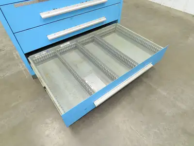 Nu-Era Modular Tool Storage Cabinet 9 Drawer 45x28x61" Stanley Vidmar Lista