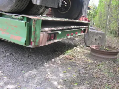 New | in-Stock A PLUS 25 TON LOWBOY TRAILER Lowboy Trailers Florida US | USA Transequipment #1542470