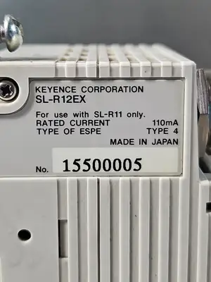Keyence SLR12EX for use with SL-R11 110mA TYPE 4. (BIN3.4.5)