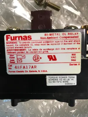 New | in-Stock FURNAS 48FA17AR Miscellaneous Equipment (Electrical & Power) | Surplus Asset Holdings #1189269