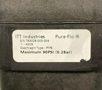 USED ITT SHEROTEC 4-WAY 316L VALVE W/ 2" & 1" SANITARY FITTINGS W/ POSITION MONITOR