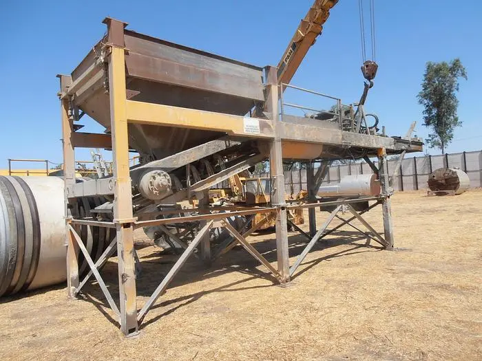 Bin, Cold Feed, 3-Compartment, Weigh Hopper, Belt Conveyor #C739936