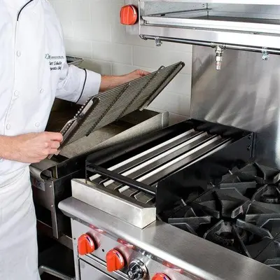 11" x 24" x 5" Add-On Charbroiler