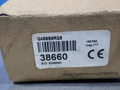 Used BANNER ENGINEERING Q45BB6RQ5 Photoelectric Sensors Ohio US | HGR 24 #1064546