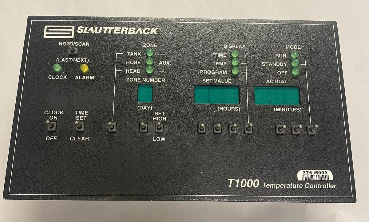 Used SLAUTTERBACK T1000 Industrial Controls | Surplus Asset Holdings #1216694