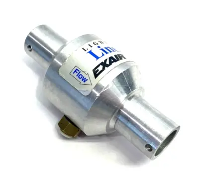 Used EXAIR Light-Duty Line-Vac Aluminum Body, 1" Hose ID, 1/4" Inlet Pneumatic Conveyors Michigan US | Maverick Industrial Sales #1419704