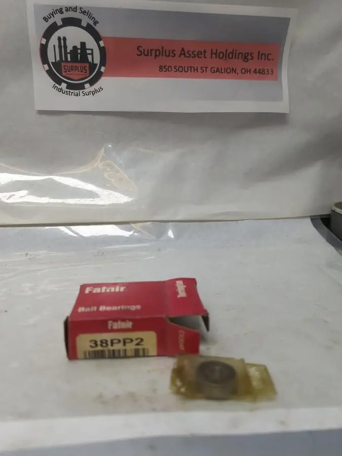 New | in-Stock FAFNIR 38PP2 Bearings | Surplus Asset Holdings #1194751