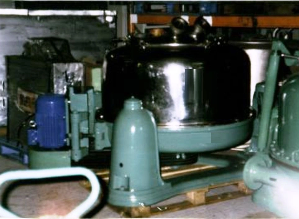 Ferrum POR-1000 gastight perforate basket centrifuge, 316SS.
