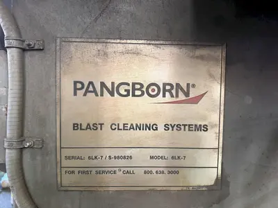 Used PANGBORN 6LK-7 Shot Blast Cleaning (Peening / Airless) Ohio US | G-2000, Inc. #1360714