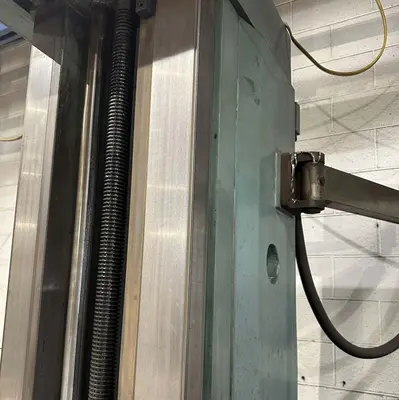 3.5"  x 40 TAPER TOS MODEL #W9 ROTARY TABLE HORIZONTAL BORING MILL WITH FACING HEAD : YOBRO 25160