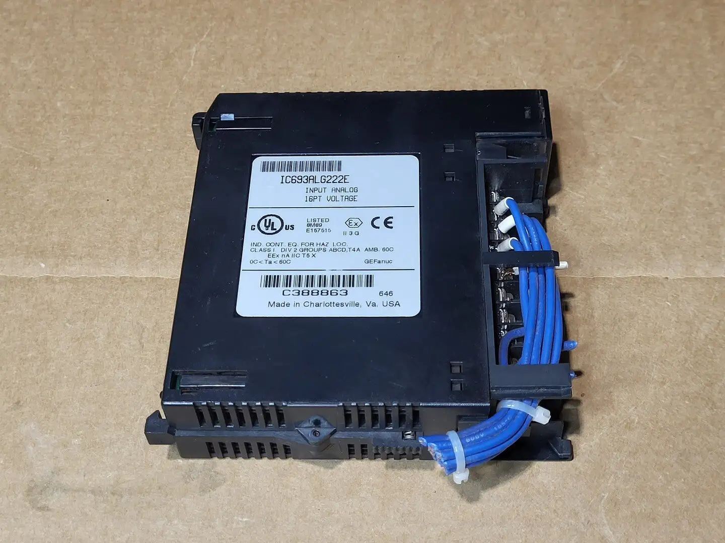 USED GE FANUC IC693ALG222E