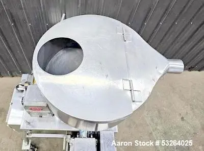 Stainless Hammer Mill by Fitzpatrick – Screw Feeder, Mounted on Casters