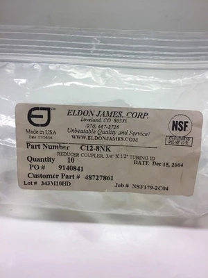 NEW ELDON JAMES C12-8NK