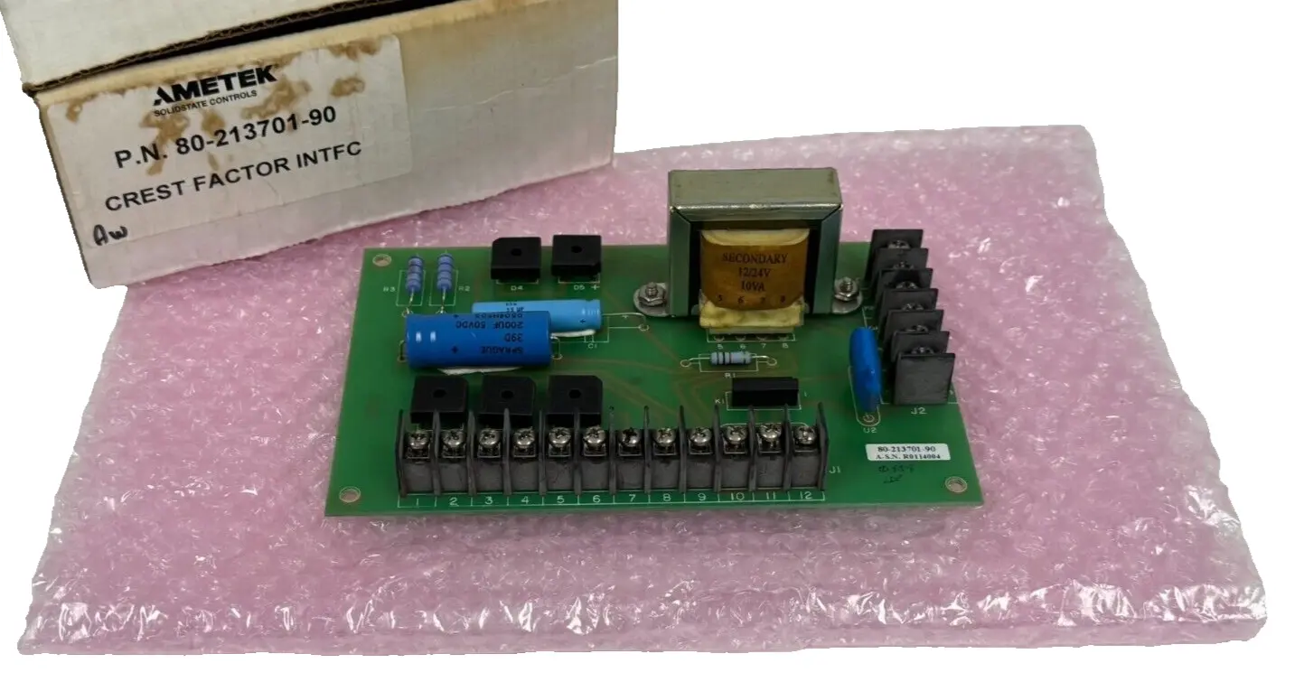 NEW AMETEK 80-213701-90 CREST FACTOR INTERFACE BOARD