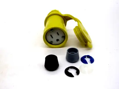 NEW HUBBELL HBL15W47 CONNECTOR BODY 15AMP 125V