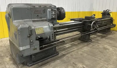 28" X 126" AMERICAN PACEMAKER ENGINE LATHE 2-1/8" HOLE: STOCK #23510