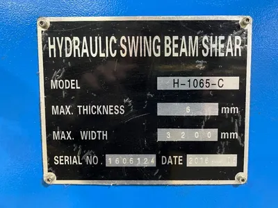Used BIRMINGHAM H1035C Power Squaring Shears (Inch) Ohio US | HGR 24 #1175579
