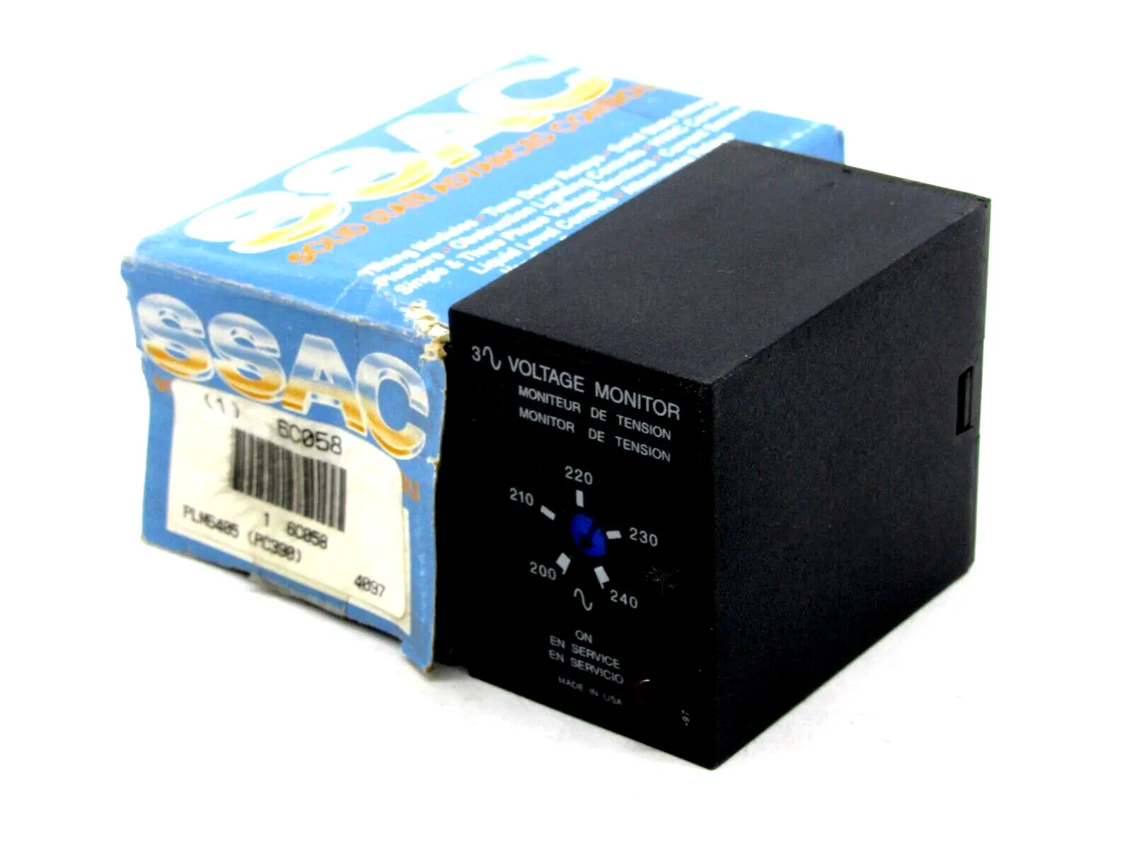 NEW SSAC 6C058 VOLTAGE MONITOR