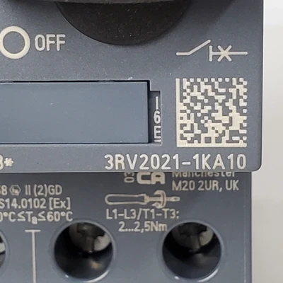 Used Siemens 3RV2021-1KA10 Misc Industrial Equipment California US | American Industrial Supply Co. #1377236