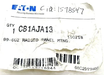 NEW EATON CORPORATION C81AJA13 RAISED PANEL MOUNTING KIT