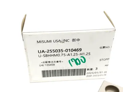 New | in-Stock MiSUMi U-SBHHM0.75-A1.25-H1.25 Work Stops Michigan US | Maverick Industrial Sales #1468107