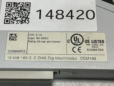 USED SIGMATEK CDM163