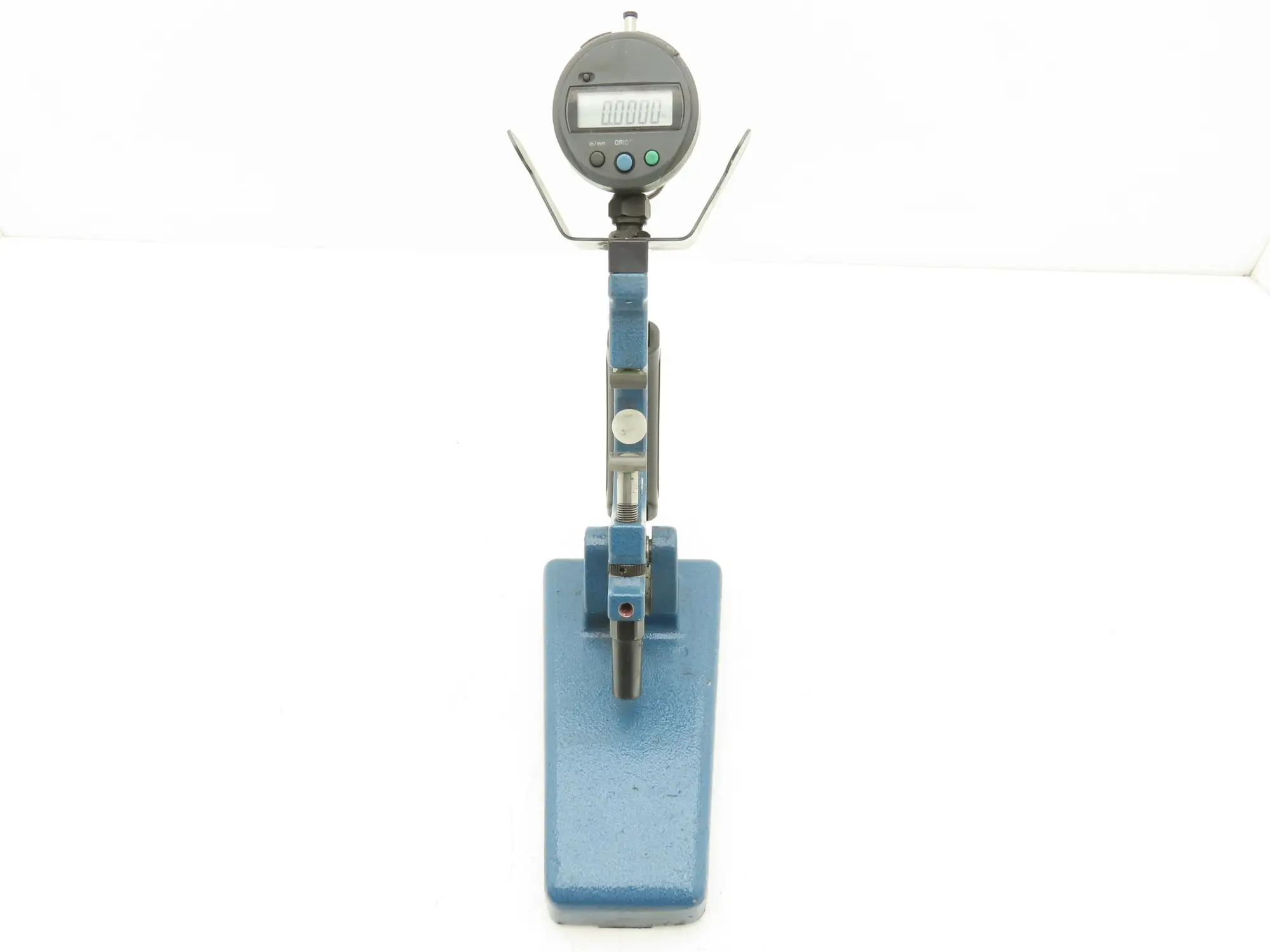 Mitutoyo 201-152 Dial Snap Gage 1-2" Range with Digital Indicator 0.5-.0005"