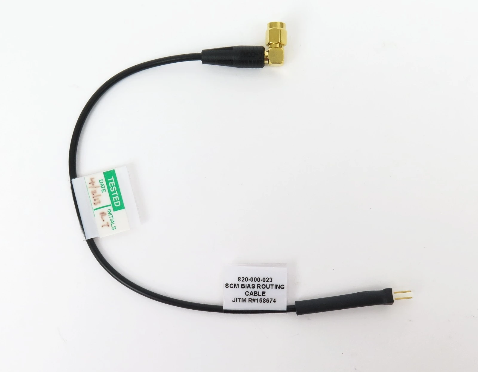 L-Com SCM BIAS Routing Cable Assembly RF Coaxial Cable PN 820-000-023