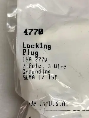 USED HUBBELL 4770