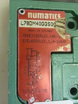USED NUMATICS L78DM40GGS00040