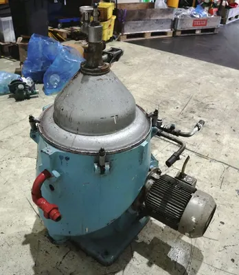 (2) Alfa-Laval MOPX 205 TGT-24-60 oil purifiers, SS bowl.
