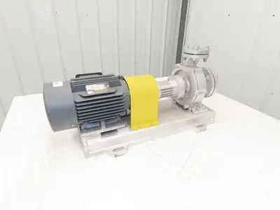 Lezq Siemens 40-25-160 Centrifugal Pump 167L/Min 3Hp 480V 3PH 90L Metric Flanged