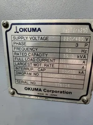 Used 2005 OKUMA MACTURN 250BB-2S/1000 CNC Lathes Kentucky US | Aucto #686510