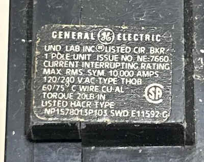 Used GE THQB120 Switchgears Ohio US | Surplus Asset Holdings #1184866
