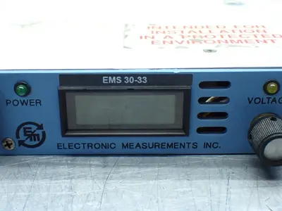 Used ELECTRONIC MEASUREMENTS INC EMS 3033 DC Power Supplies Ohio US | HGR 24 #933830