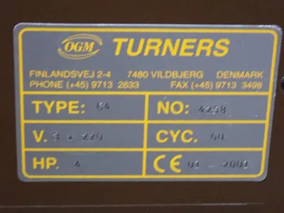 USED 2001 OGM TURNERS TYPE C4