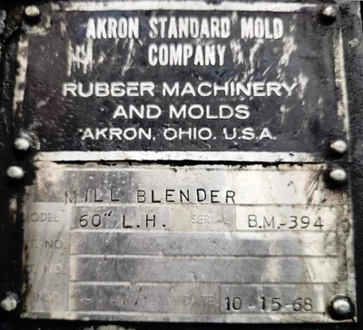 F-80 FARREL MIXING LINE, ITEM # 1919