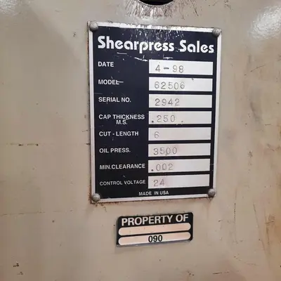 USED 1998 ACCURSHEAR 62506