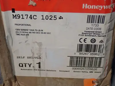 New | in-Stock HONEYWELL M9174C1025 Rotary Actuators Ohio US | HGR 24 #1132235