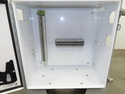 Hoffman A242412LP Electrical Enclosure 24x24x12"  Freestanding 12" Legs