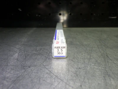 Nachi 3.5mm Coolant Thru 30xD Carbide Drill 4mm Shank AQDEXOH30D0350 (LOC1318D)