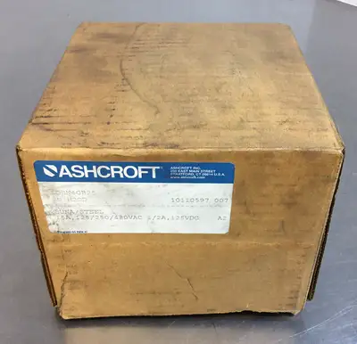 Ashcroft Pressure Switch LDSN4GB25 125/250/480 VAC 30" H2OD 1/2A 21.6PSI 6B